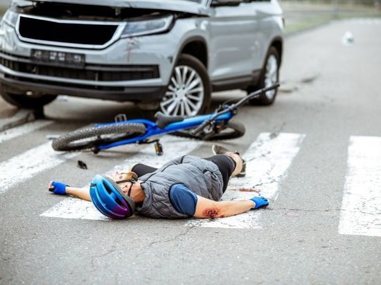 В Полесске водитель на Audi сбил пенсионера на велосипеде