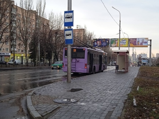 В Донецке временно остановлен общественный транспорт
