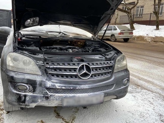 В Смоленске полицейские оперативно поймали поджигателя дорогой иномарки