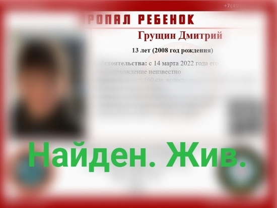 Пропавшего в Рязани 13-летнего мальчика нашли живым