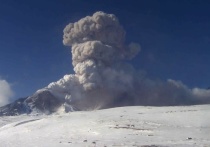 На Камчатке в ночь на 15 марта началось извержение вулкана Безымянный, расположенного в 40 км от поселка Ключи