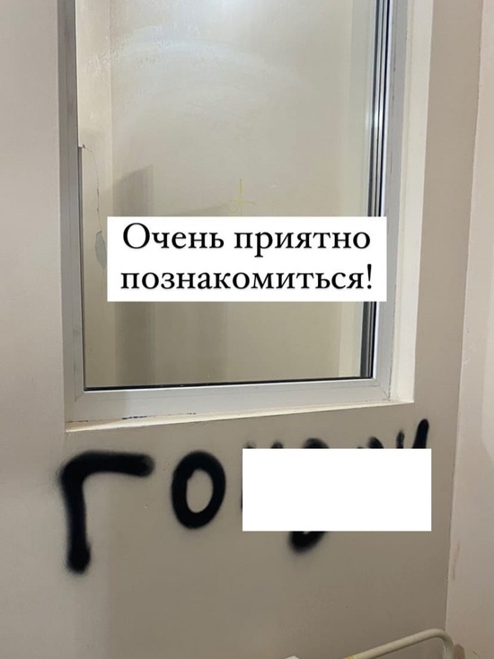 В многоэтажке Надыма ребенок исписал подъезды матерными словами