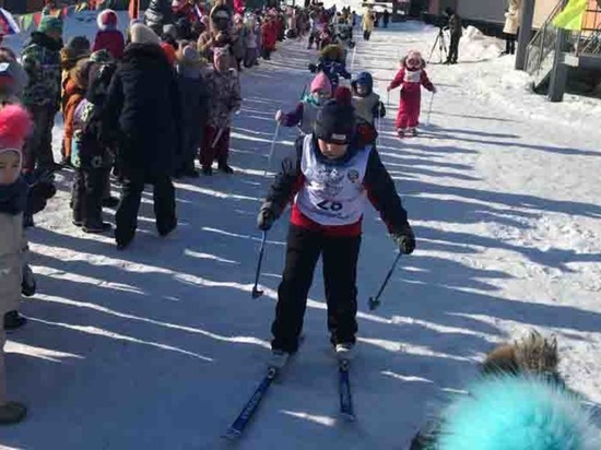 В Анадыре на базе детского сада «Сказка» прошел лыжный забег