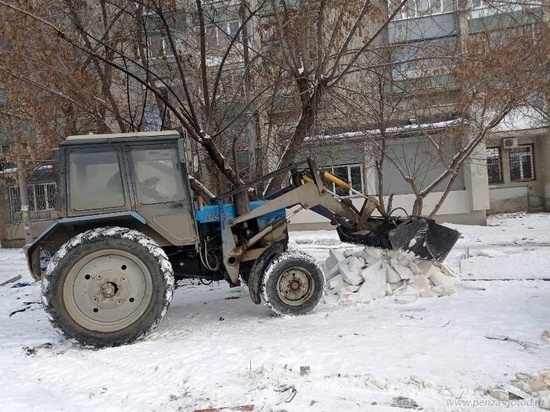 Железнодорожный район Пензы очистили от мусора