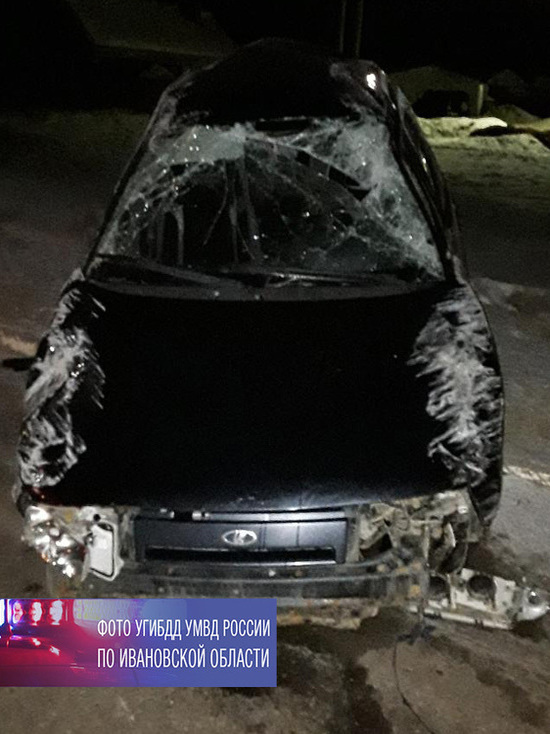 В Ивановской области ночью аварию совершил пьяный водитель
