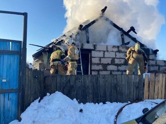 В пожаре в Сарапуле погиб 1 человек