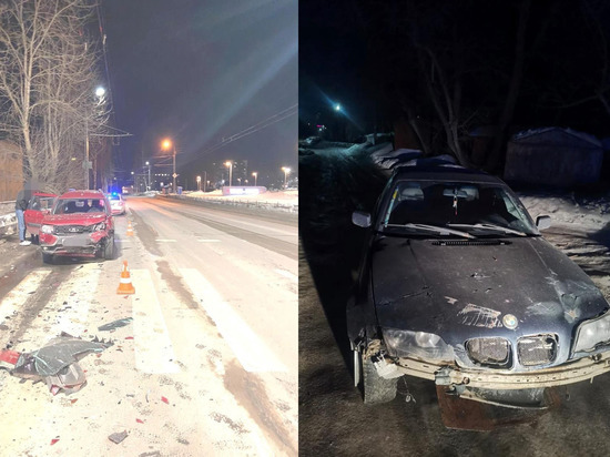 Водитель BMW  скрылся с места ДТП в Петрозаводске