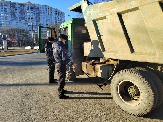 Госавтоинспекция проверила брянские грузовики на токсичность выхлопов