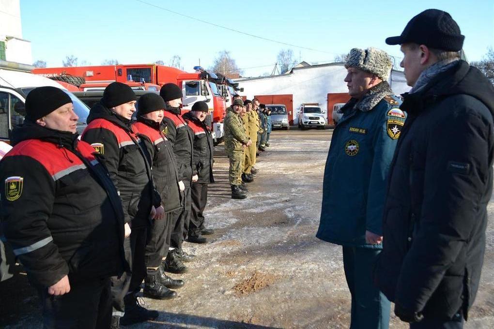 В Костроме прошел смотр предпаводковой готовности сил МЧС