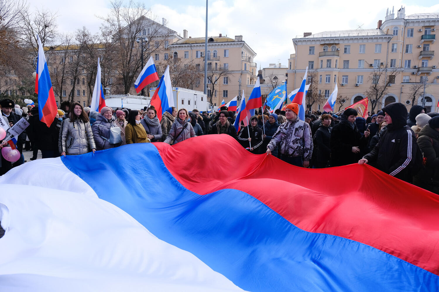 Митинг концерт за россию