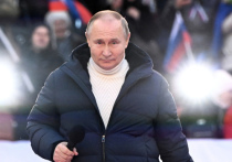 Владимир Путин выступил в пятницу на митинге-концерте, посвященном 8-летию возвращения Крыма в состав России