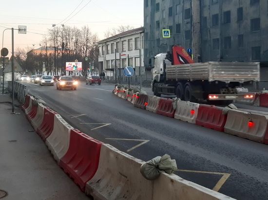 Ремонтные работы перекроют движение транспорта на участке Великой улицы с 21 по 28 марта