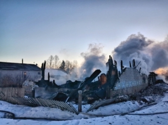 На пожаре в Тверской области нашли тело пенсионерки