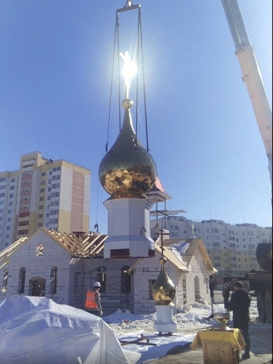    Во Владимире освятили купола нового храма в микрорайоне ЮЗ-8