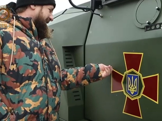 Кадыров заявил о планах въехать в Киев на трофейной бронемашине
