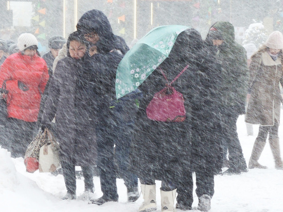 На Москву идут снег, метель и шторм