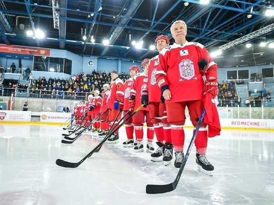 В Карелии прошел хоккейный матч из серии &#34;Последняя игра&#34;
