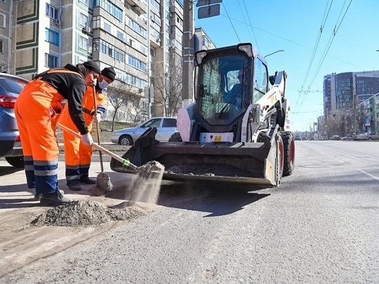 В Белгороде усилили работу коммунальщиков после затянувшейся зимы