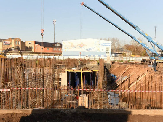 Реконструкция стадиона «Витязь» в Вологде идет по плану