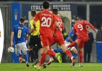 25 марта в полуфинальном матче отбора на чемпионат мира по футболу 2022 года сборная Италии уступила сборной Северной Македонии на её поле со счетом 1:0 в пользу македонцев