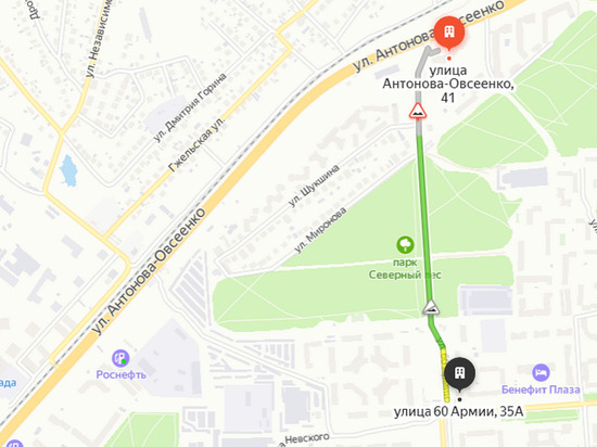 В Воронеже проложат дорогу в Северном микрорайоне от улицы Автонова-Овсеенко в направлении улицы 60 Армии