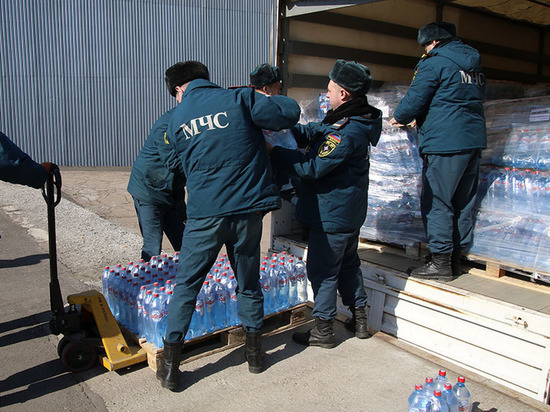 В Донецк приехал гуманитарный конвой из России