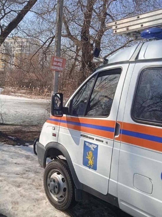 В Белгороде спасли двух подростков, провалившихся под лед