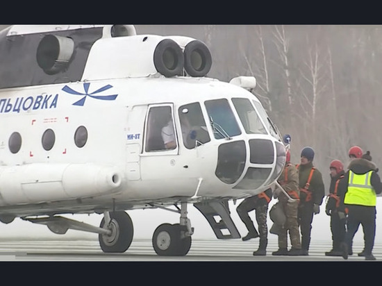 Вертолеты подняли в воздух для тушения лесных пожаров в Новосибирской области