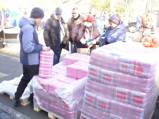 На ярмарке в Белгороде раскупили 24 из 40 тонн сахара