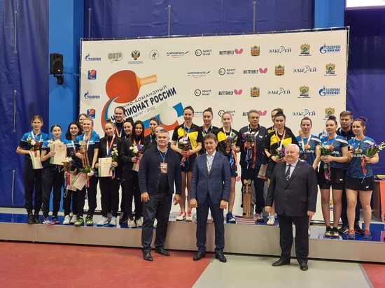 Нижегородская женская сборная стала чемпионом России по настольному теннису