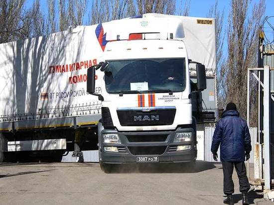 Гуманитарный конвой доставил в ДНР мобильные электростанции