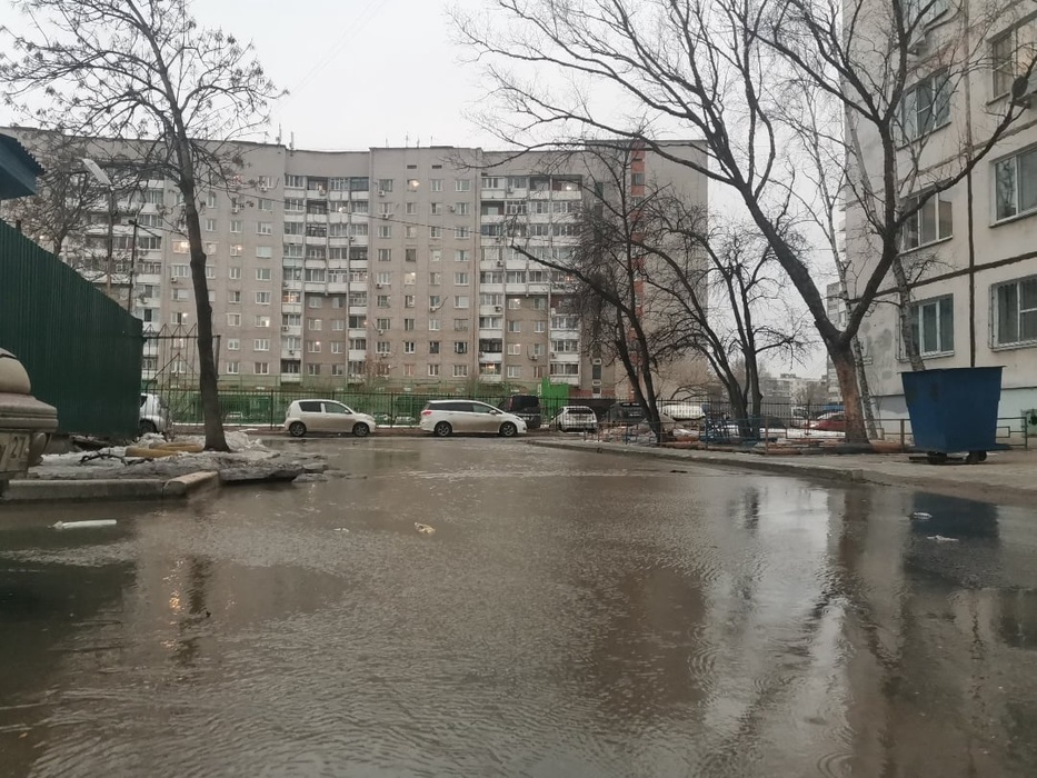 Мокрый ужас улиц Хабаровска