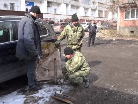 В Тамбове демонтировали ещё несколько нелегальных блокираторов парковочных мест
