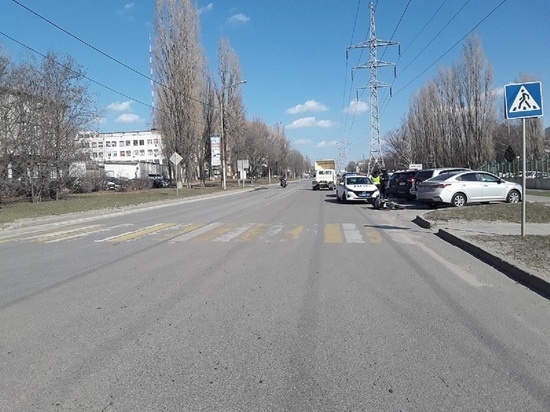В Белгороде мотоциклист сбил пешехода