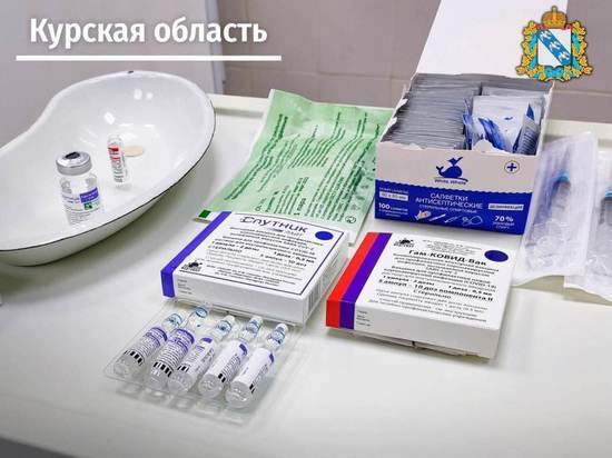 В Курскую область поставили 3 900 доз вакцин от коронавируса «Спутник V» и «Спутник Лайт»