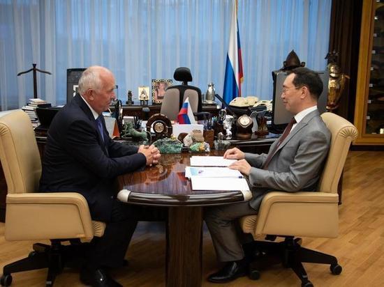 Глава Якутии провел встречу с руководителем госкорпорации «Ростех»