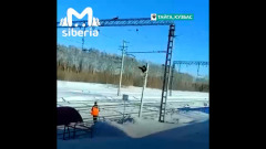В Кузбассе в сеть попало видео с павлином на железнодорожной станции