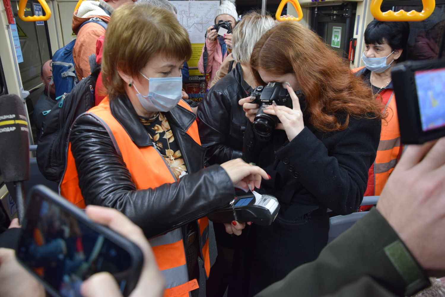 "Исторический момент": кадры запуска первой за 20 лет трамвайной линии в Краснодаре