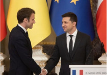 Президент Украины Владимир Зеленский обсудил с главой Франции Эммануэлем Макроном переговорный процесс с Россией