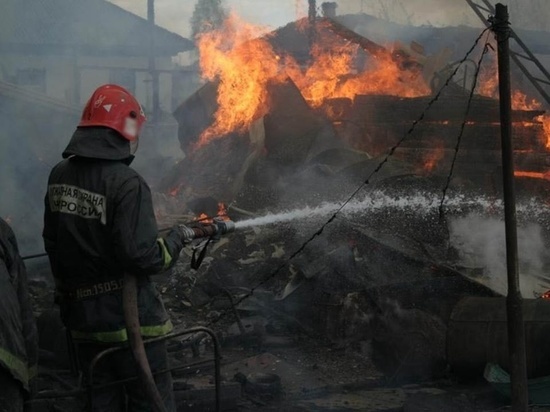 В Неманском районе сгорело пять тонн сена