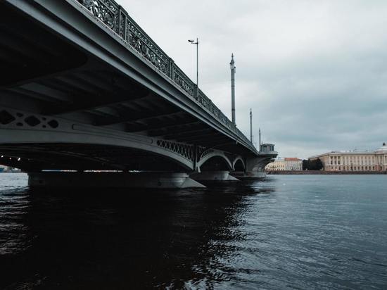 Дворцовый мост подсветят 2 апреля в честь Дня единения народов России и Республики Беларусь