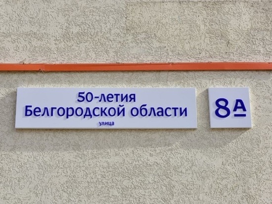 Мэрия попросила белгородцев обновить адресные таблички на домах: макет можно сделать онлайн