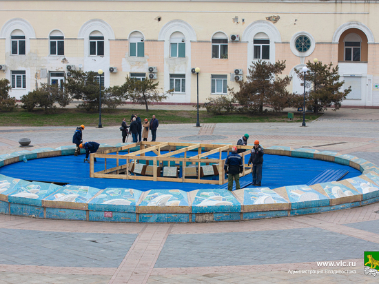 Владивосток начал готовиться к сезону фонтанов