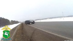 Опубликовано видео эпичной погони за пьяным водителем в Томской области
