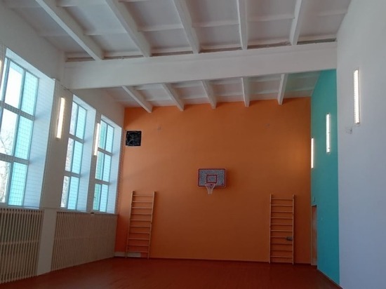 Капремонт спортзала в Роговатовской школе Старооскольского округа обошелся в 2,6 млн рублей
