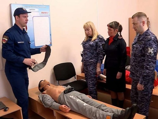 Костромские росгвардейцы прошли обучение навыкам оказания первой медицинской помощи