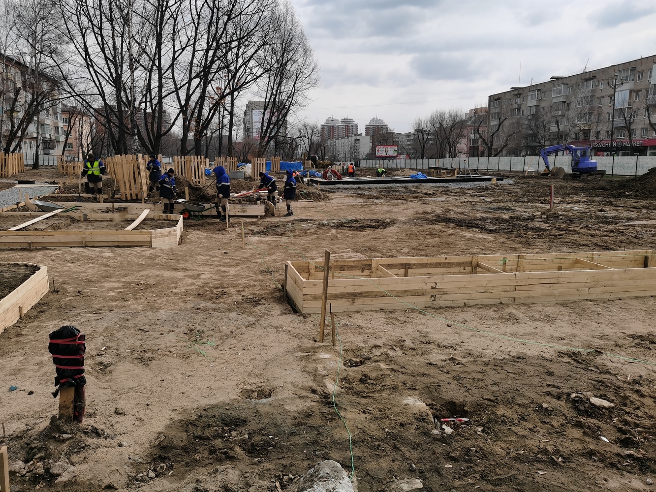 Как сейчас выглядит площадь Блюхера в Хабаровске