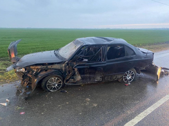 В результате ДТП в Северском районе Кубани погиб водитель иномарки