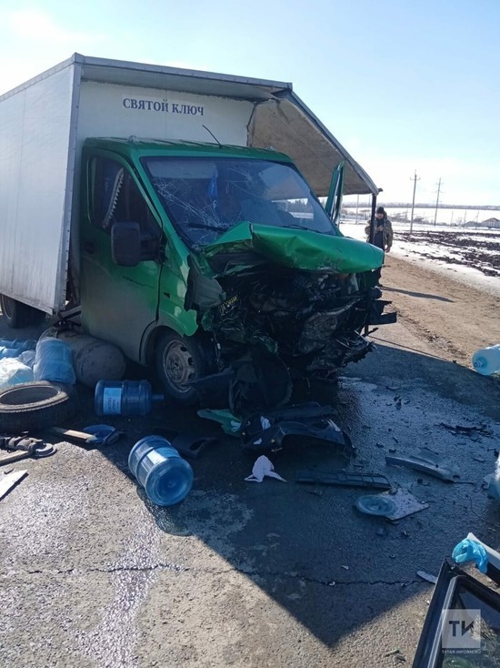 Водитель легковушки скончался в лобовом столкновении с ГАЗелью в Татарстане