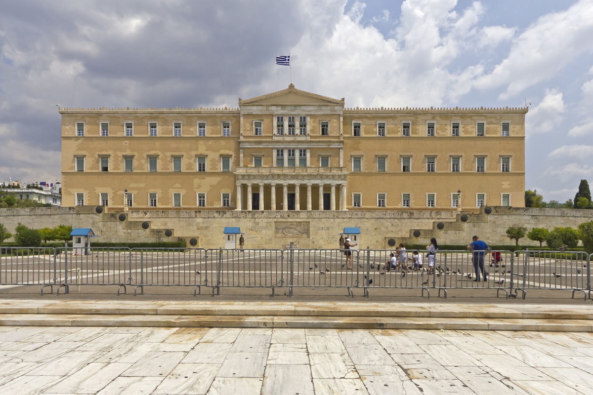 здания парламента в греции